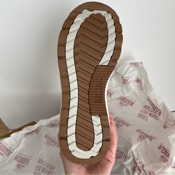 Kodiak Womens Cream Green Brown Brigden Lace Up Shoe Sneakers Size 10 NWT - Picture 4 of 7